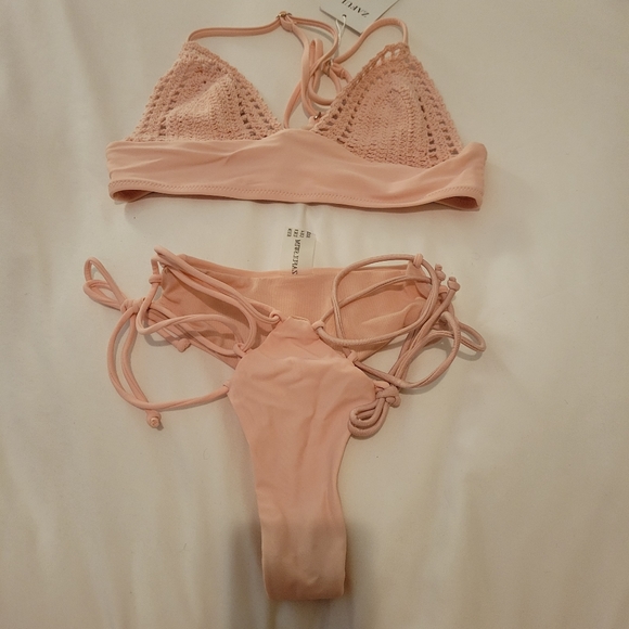 Pink cheeky bathing suit - Picture 4 of 4